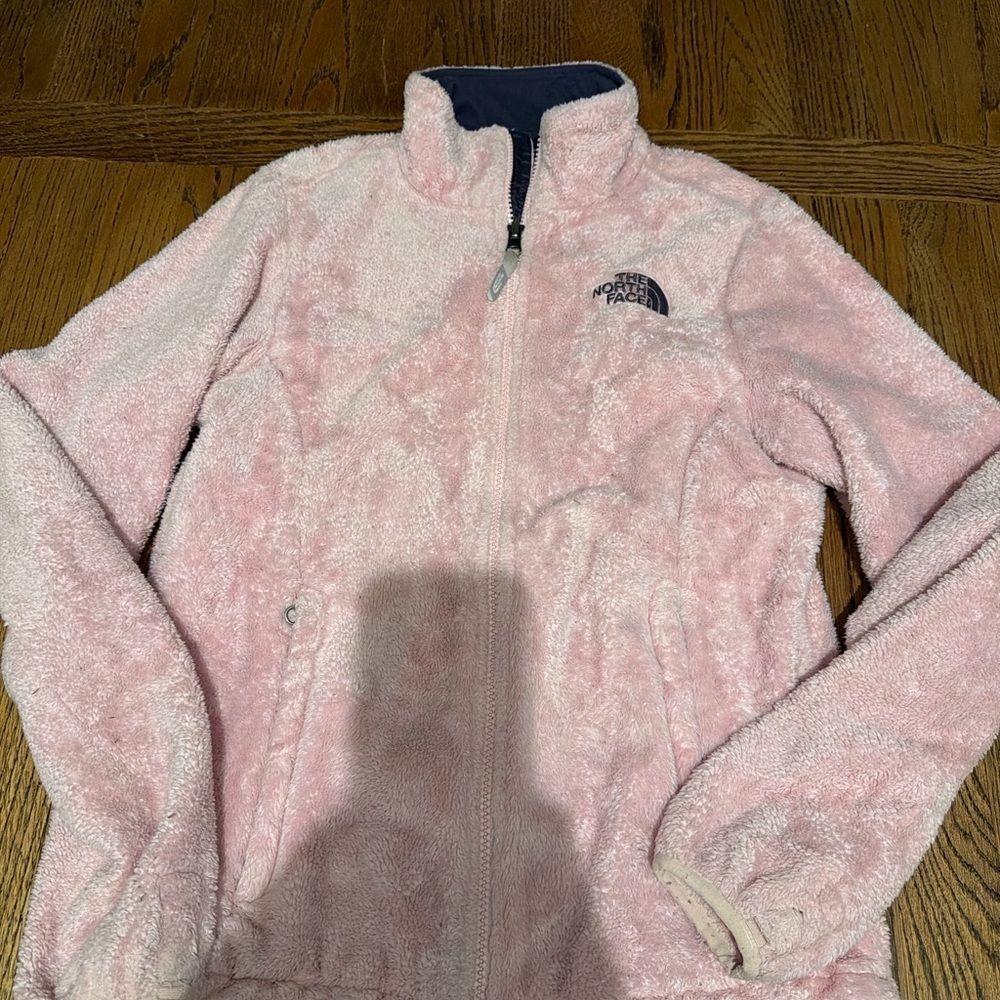 The North Face ladies light pink oso Fleece Jacket sz XS - Picture 2 of 3